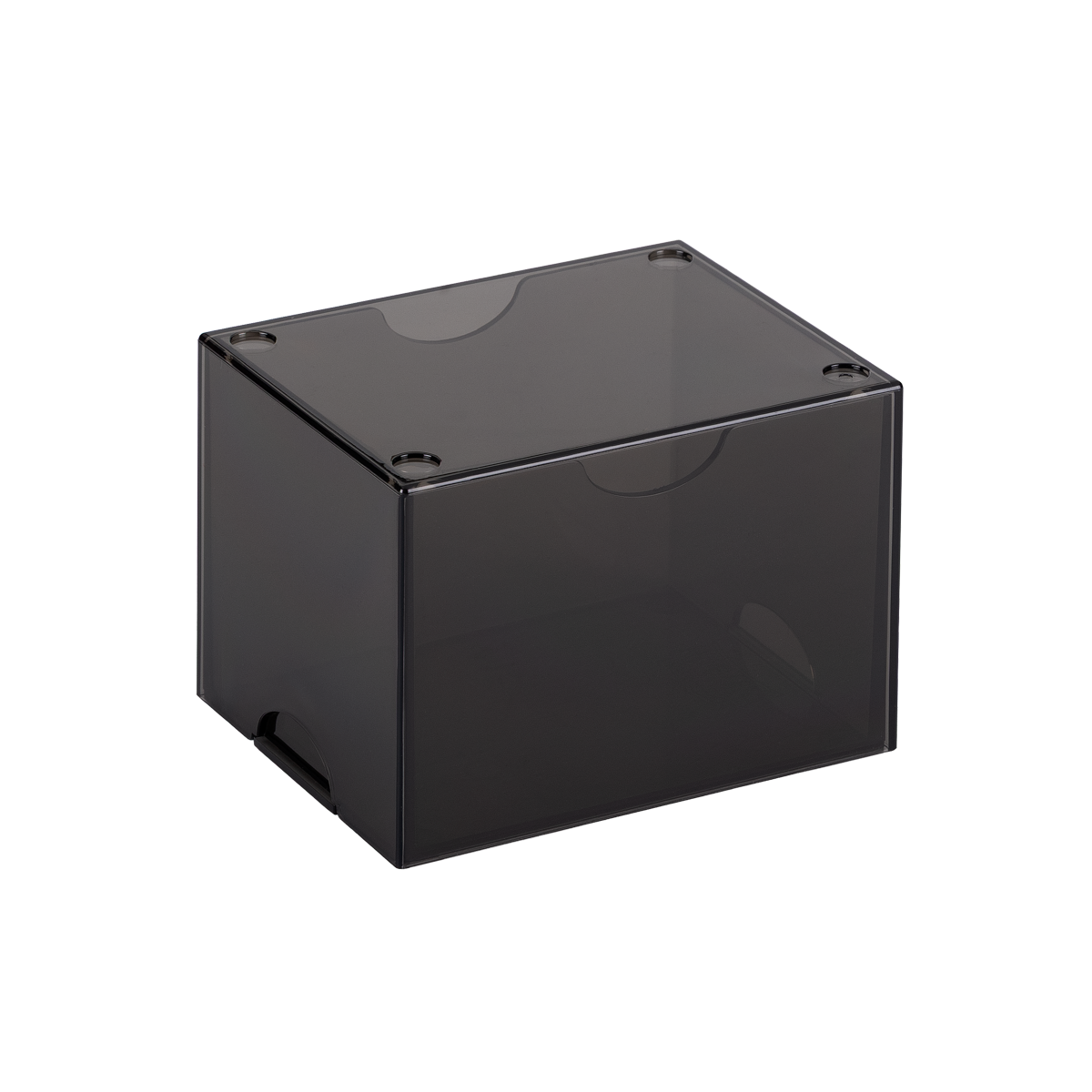 Dragon Shield Strongbox negro translúcido, caja cerrada