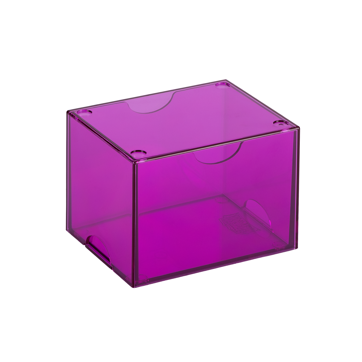 Dragon Shield Strongbox morado translúcido, caja cerrada
