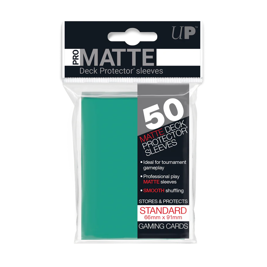 50 Ultra Pro Pro-Matte Sleeves (Aqua)