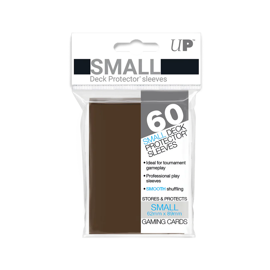 60 Ultra PRO Pro-Gloss Sleeves (Brown) | Tamaño Yu-Gi-Oh!