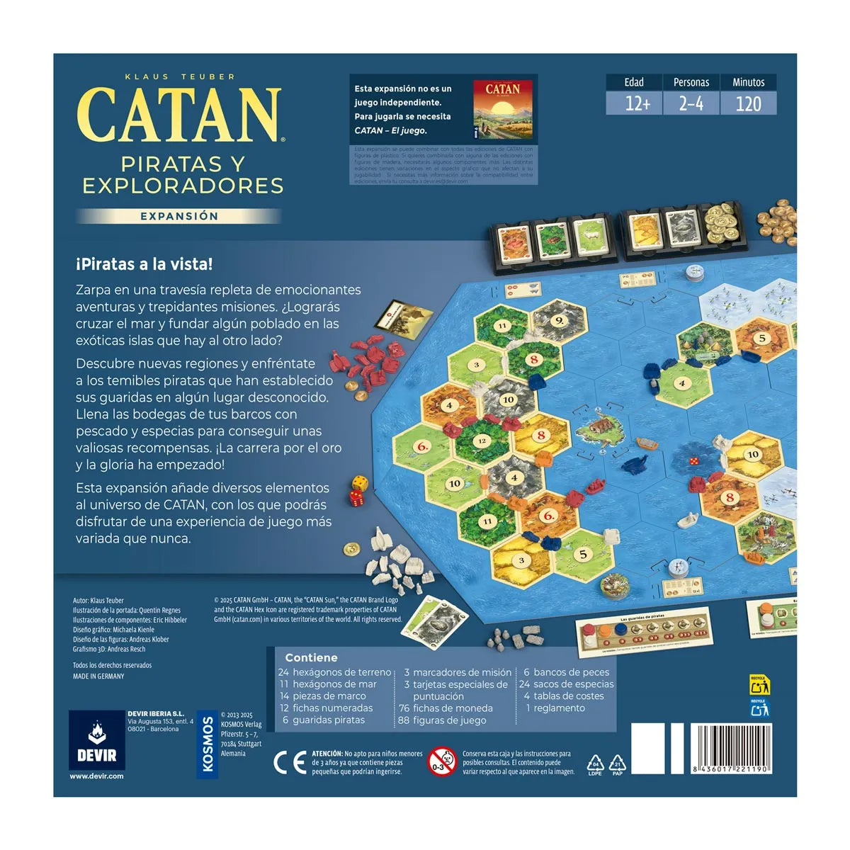 Catan - Piratas y Exploradores [Expansión]