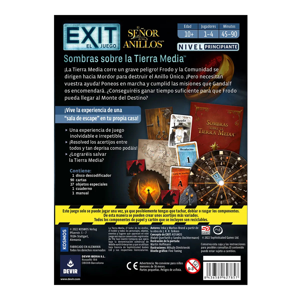 EXIT: El Señor de los Anillos - Sombras sobre la Tierra Media