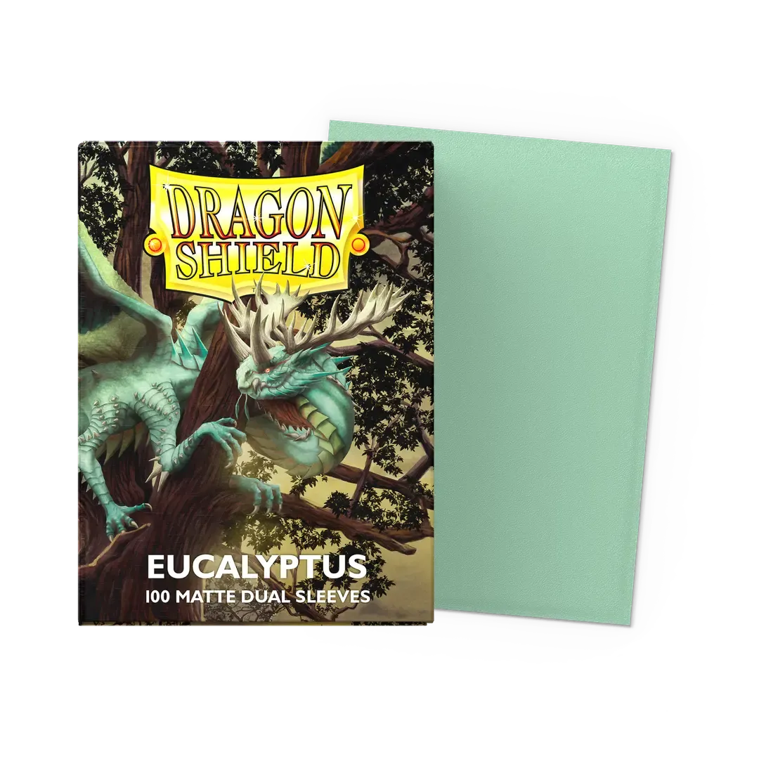 100 Dragon Shield Sleeves - Matte Dual Eucalyptus