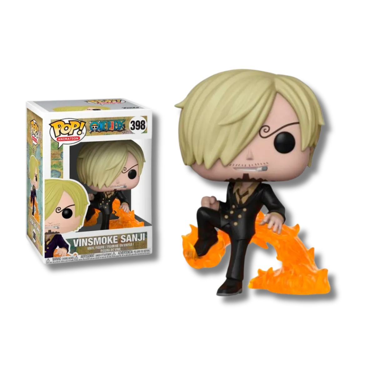 Funko POP! 398 Vinsmoke Sanji - One Piece | Figura de vinilo 10 cm