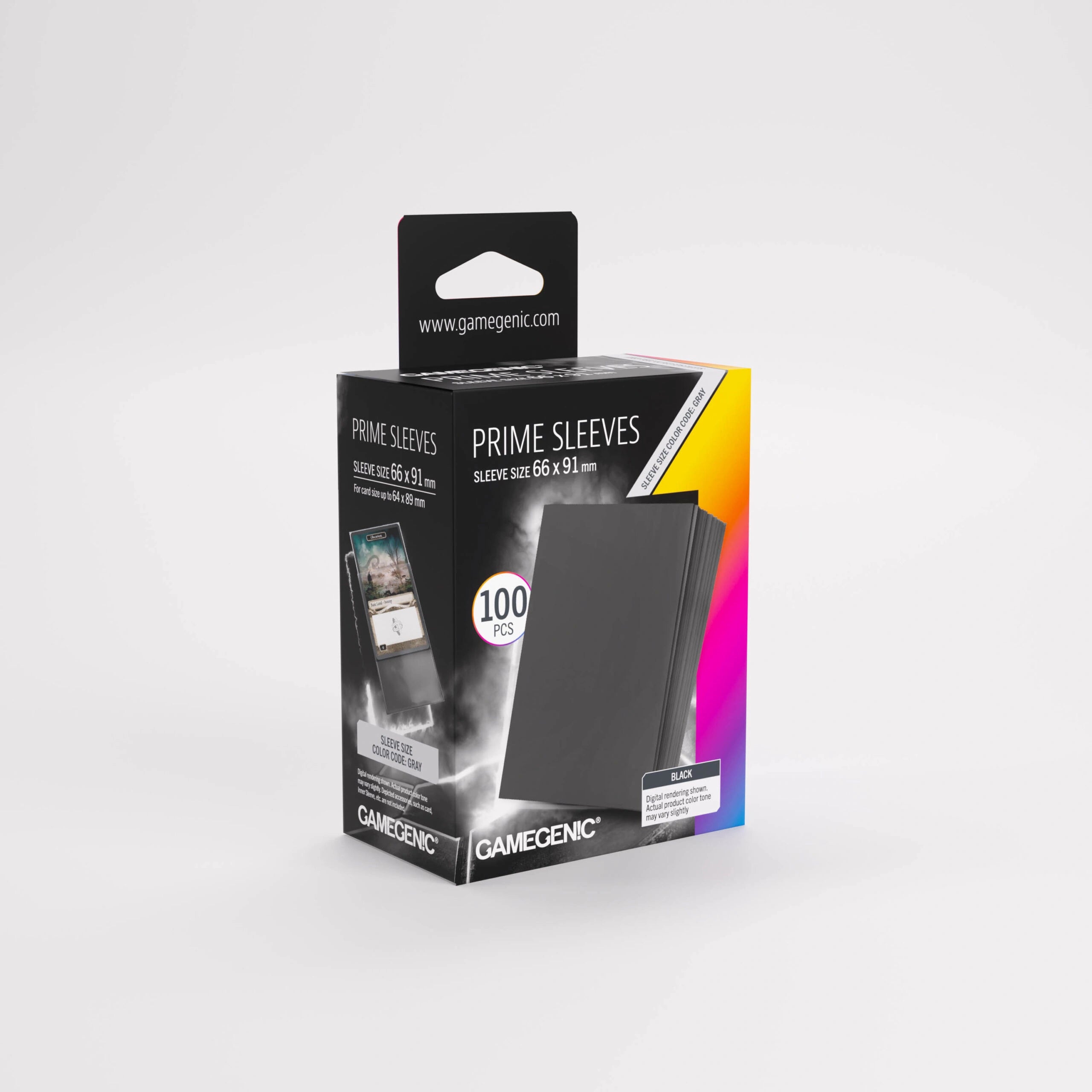 Fundas Gamegenic Prime Standard (100) – Black