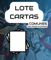 Lote cartas COMUNES Oscuridad Suprema