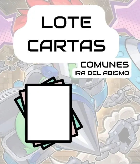 Lote cartas COMUNES Ira del Abismo
