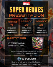 Presentación "Marvel Super Heroes" - SÁBADO 20 JUNIO 16:00H