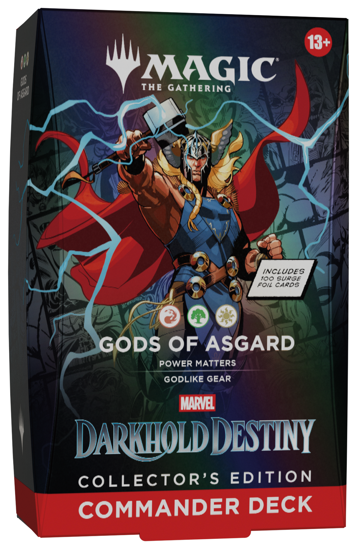 Magic Marvel Darkhold Destiny Commander Deck Gods of Asgard Collector's Edition [MDC], edición en inglés