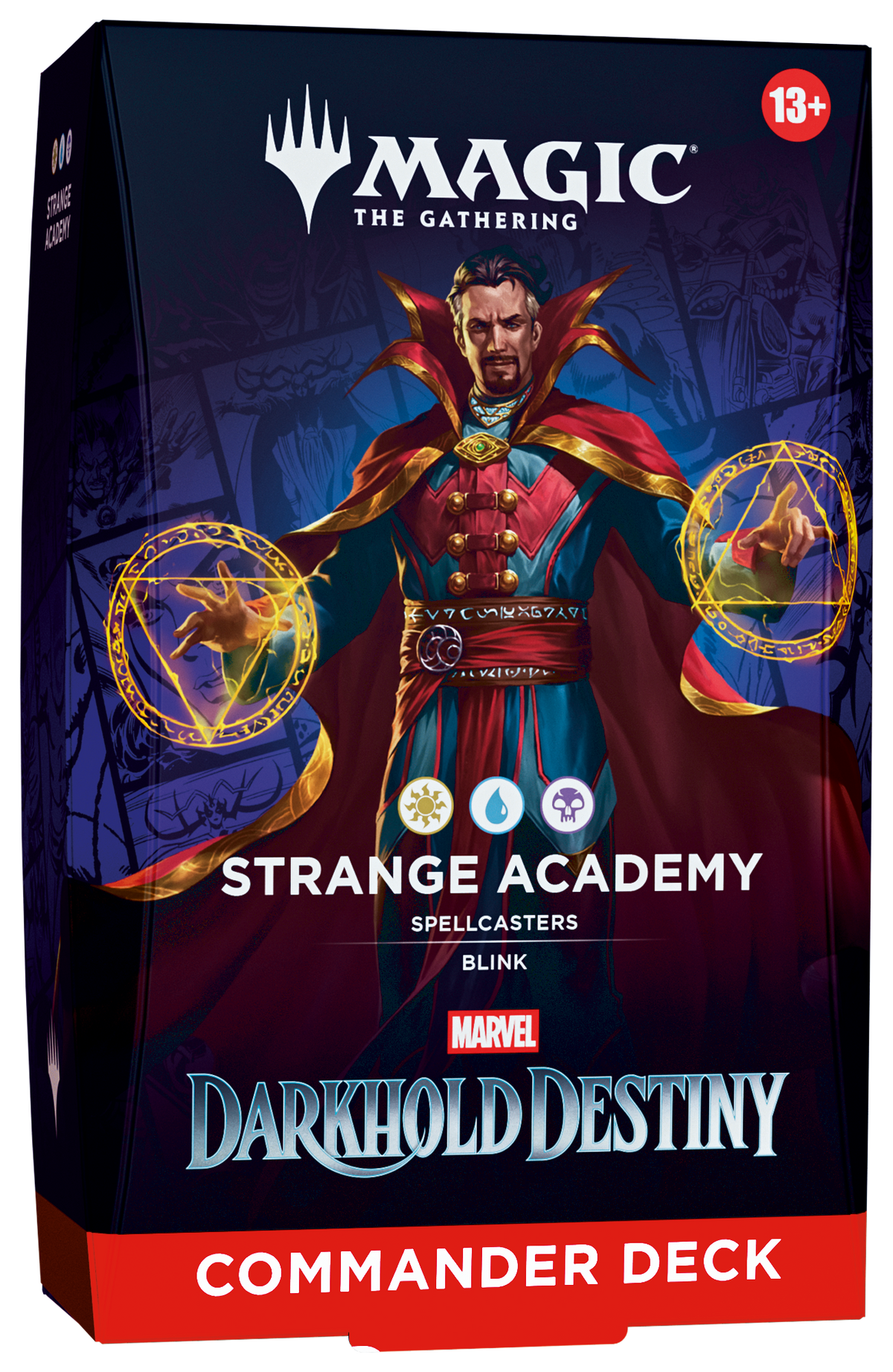 Magic Marvel Darkhold Destiny Commander Deck Strange Academy [MDC], edición en inglés