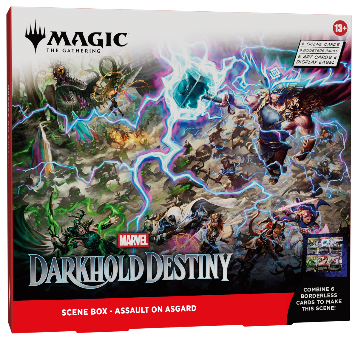 Magic Marvel: Darkhold Destiny Scene Box Assault on Asgard [MDD], edición inglesa