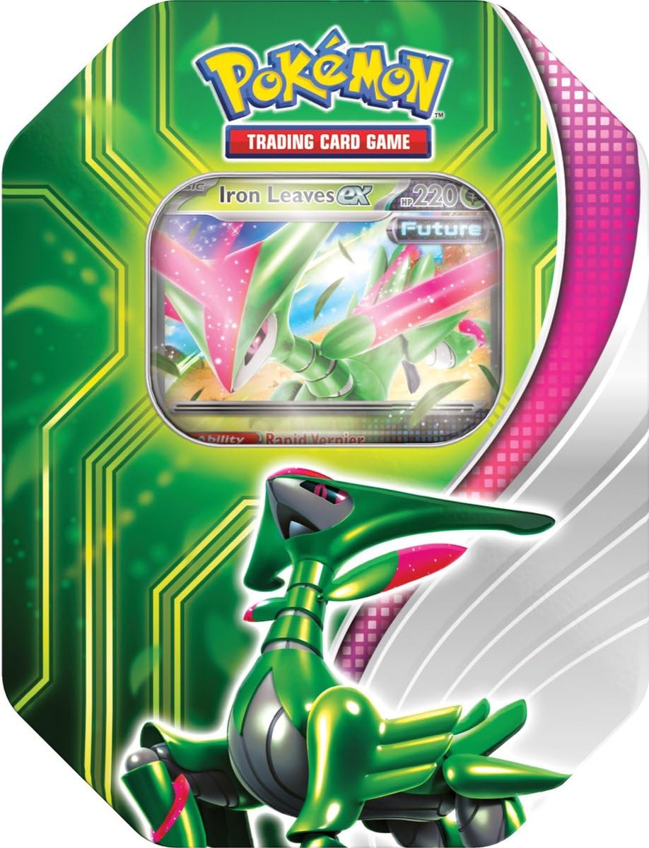 Paradox Clash Tins: Iron Leaves ex Tin (EU Version)⁣ - Scarlet & Violet Products