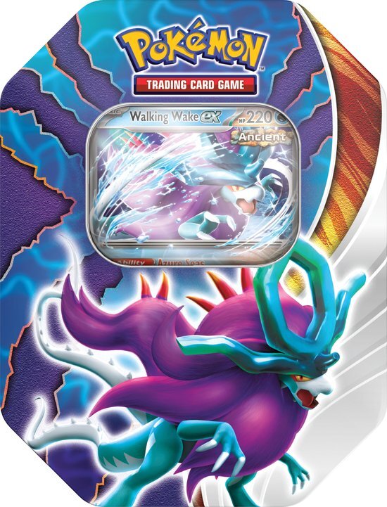 Paradox Clash Tins: Walking Wake ex Tin (EU Version)⁣ - Scarlet & Violet Products