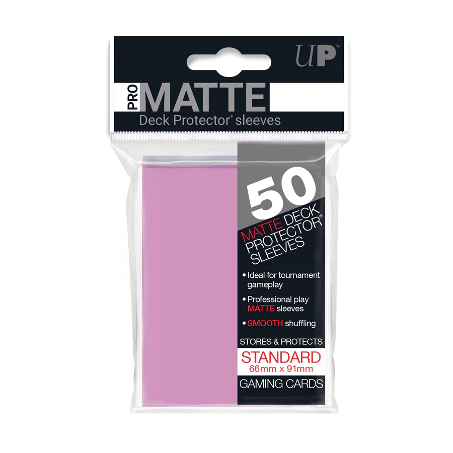 50 Ultra Pro Pro-Matte Sleeves (Pink)