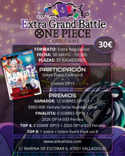 ENTRADA ONE PIECE - 30 MAYO 10:30H