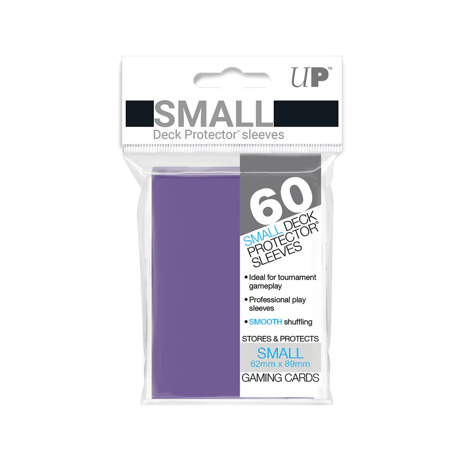 60 Ultra PRO Pro-Gloss Sleeves (Purple) | Tamaño Yu-Gi-Oh!