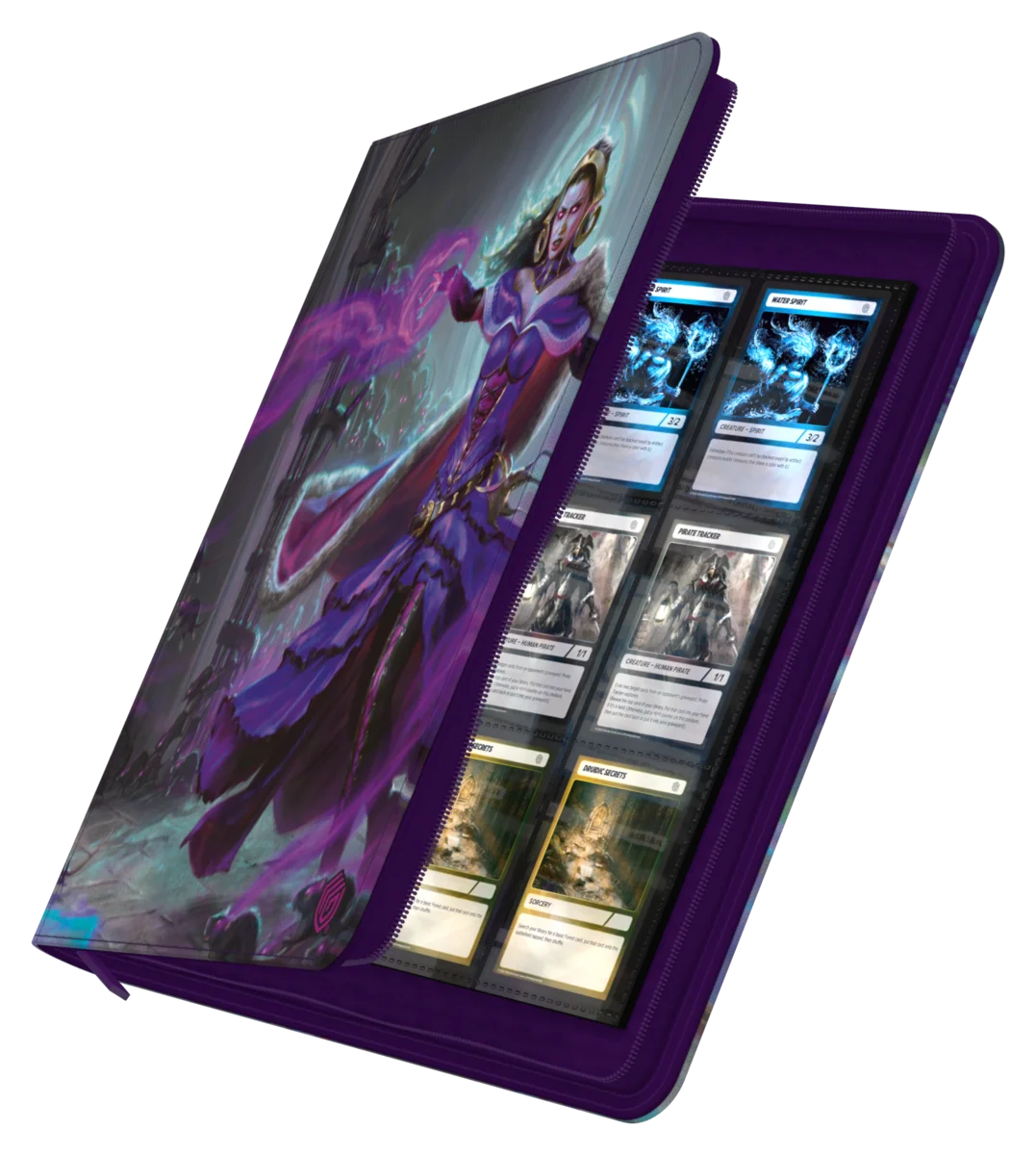 Ultimate Guard Zipfolio 480 Xenoskin - Liliana the Faultless / Liliana the Repentant - Reality Fracture, vista oficial 3