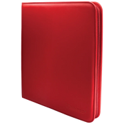Ultra Pro Vivid Zippered 12-Pocket PRO-Binder (Red)