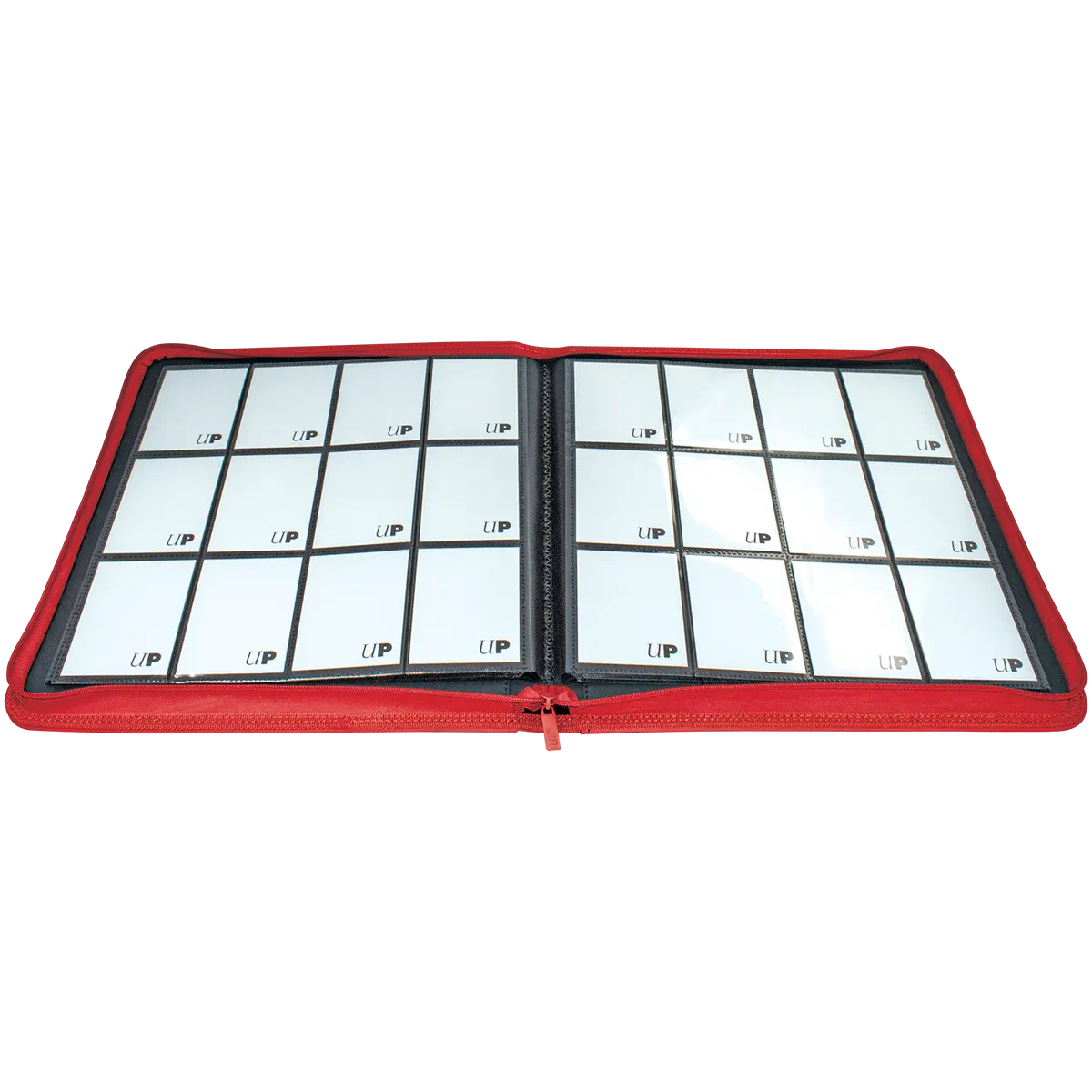 Ultra Pro Vivid Zippered 12-Pocket PRO-Binder (Red)