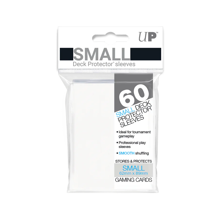 60 Ultra PRO Pro-Gloss Sleeves (White) | Tamaño Yu-Gi-Oh!