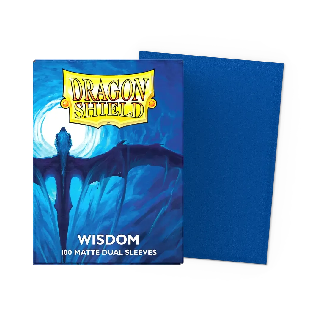 100 Dragon Shield Sleeves - Matte Dual Wisdom