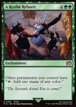 A Realm Reborn⁣ - Magic: The Gathering - FINAL FANTASY⁣ (Rare)⁣ [196] - El Duelista