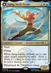 Aang, Swift Savior // Aang and La, Ocean's Fury - Magic: The Gathering | Avatar: The Last Airbender (Rare) [TLA - 204] - El Duelista