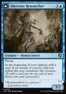 Aberrant Researcher / Perfected Form⁣ - Innistrad Remastered⁣ (Uncommon)⁣ [52] - El Duelista