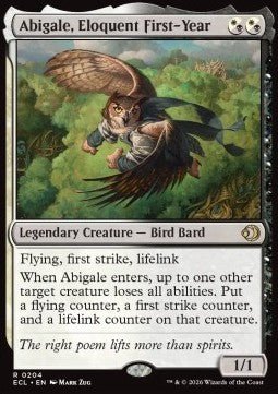 Abigale, Eloquent First - Year - Lorwyn Eclipsed (Rare) [ECL - 204] - El Duelista