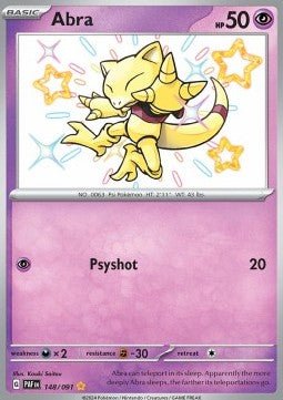 Abra - Paldean Fates (Shiny Rare) [PAF - 148] - El Duelista