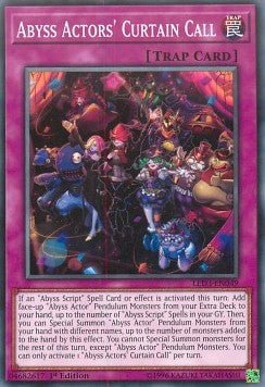 Abyss Actors' Curtain Call - Legendary Duelists: White Dragon Abyss (Common) [LED3 - 049] - El Duelista