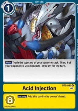 Acid Injection (BT6 - 099)⁣ - Double Diamond⁣ (Uncommon)⁣ [BT6 - 099] - El Duelista