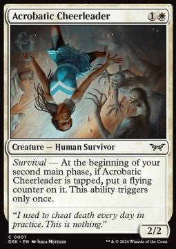 Acrobatic Cheerleader⁣ - Duskmourn: House of Horror⁣ (Common)⁣ [1] - El Duelista