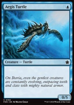 Aegis Turtle⁣ - Magic: The Gathering Foundations⁣ (Common)⁣ [150] - El Duelista