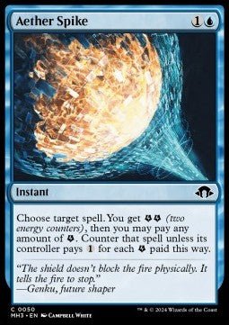 Aether Spike⁣ - Modern Horizons 3⁣ (Common)⁣ [50] - El Duelista