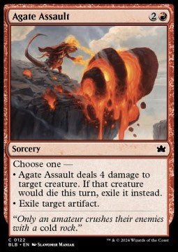 Agate Assault⁣ - Bloomburrow⁣ (Common)⁣ [122] - El Duelista