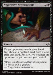 Aggressive Negotiations⁣ - Tarkir: Dragonstorm⁣ (Common)⁣ [70] - El Duelista