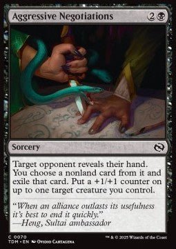 Aggressive Negotiations⁣ - Tarkir: Dragonstorm⁣ (Common)⁣ [70] - El Duelista
