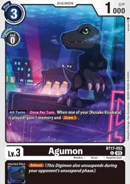 Agumon (BT17 - 052)⁣ - Secret Crisis⁣ (Common)⁣ [052] - El Duelista