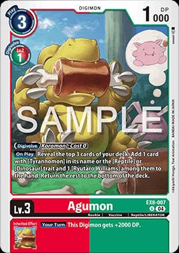 Agumon (EX8 - 007) (V.1)⁣ - Chain of Liberation⁣ (Uncommon)⁣ [007] - El Duelista