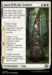 Ajani Fells the Godsire⁣ - Modern Horizons 3⁣ (Uncommon)⁣ [19] - El Duelista