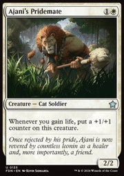 Ajani's Pridemate⁣ - Magic: The Gathering Foundations⁣ (Uncommon)⁣ [135] - El Duelista