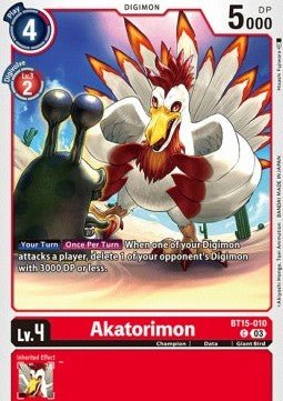 Akatorimon (BT15 - 010)⁣ - Exceed Apocalypse⁣ (Common)⁣ [010] - El Duelista