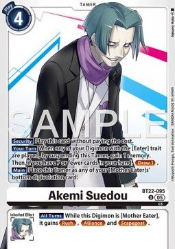 Akemi Suedou (BT22 - 095) (V.1)⁣ - Cyber Eden⁣ (Uncommon)⁣ [095] - El Duelista