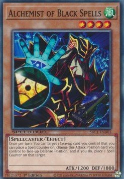 Alchemist of Black Spells⁣ - Speed Duel: Streets of Battle City⁣ (Common)⁣ [A03] - El Duelista