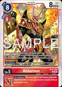 Aldamon (BT21 - 020)⁣ - World Convergence⁣ (Rare)⁣ [020] - El Duelista