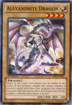 Alexandrite Dragon⁣ - Structure Deck: The Realm of Light⁣ (Common)⁣ [001] - El Duelista