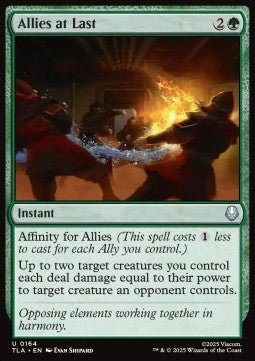 Allies at Last - Magic: The Gathering | Avatar: The Last Airbender (Uncommon) [TLA - 164] - El Duelista