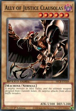 Ally of Justice Clausolas - Speed Duel: Battle City Box (Common) [SBCB - 169] - El Duelista