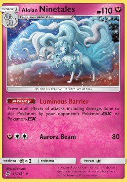 Alolan Ninetales⁣ - Team Up⁣ (Holo Rare)⁣ [111] - El Duelista